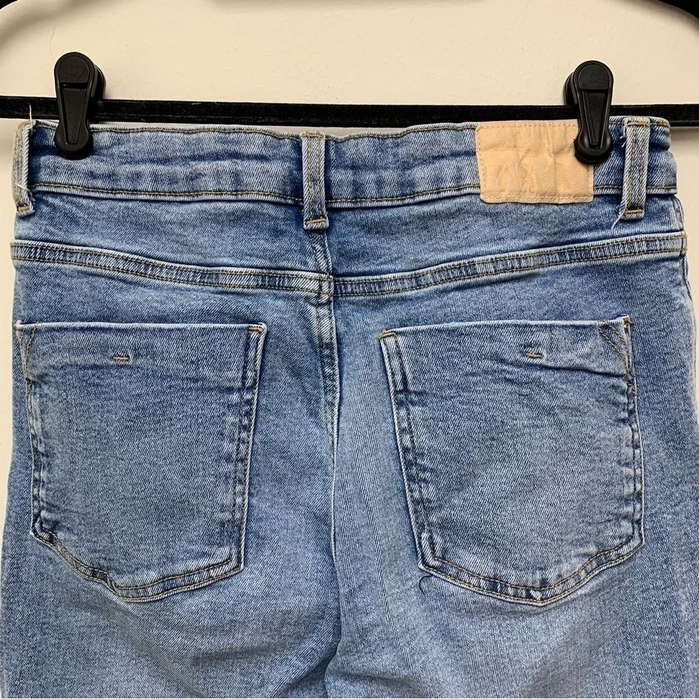 Zara High Rise Straight Jeans